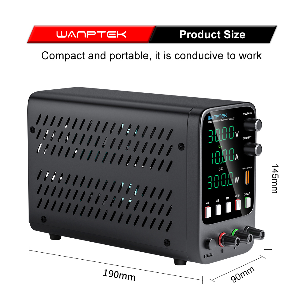Wanptek alimentation cc réglab - Programmable Dc Power Supply 60V 10A avis et prix